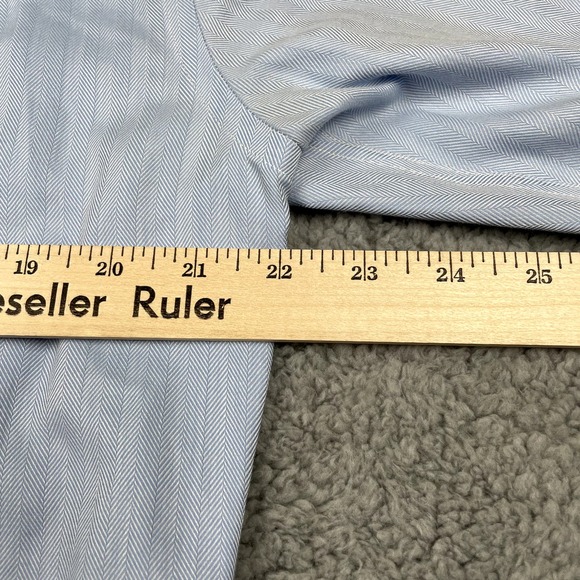 Lauren Ralph Lauren RLL Shirt‎ Button Up Mens Medium 15 32/33 Blue Long Sleeve - Picture 8 of 10